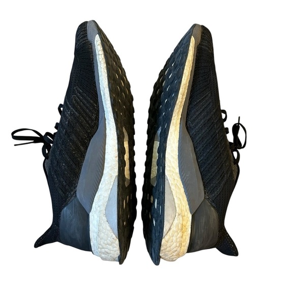 Adidas Black and White Sneakers with BOOST Midsole - Picture 7 of 12